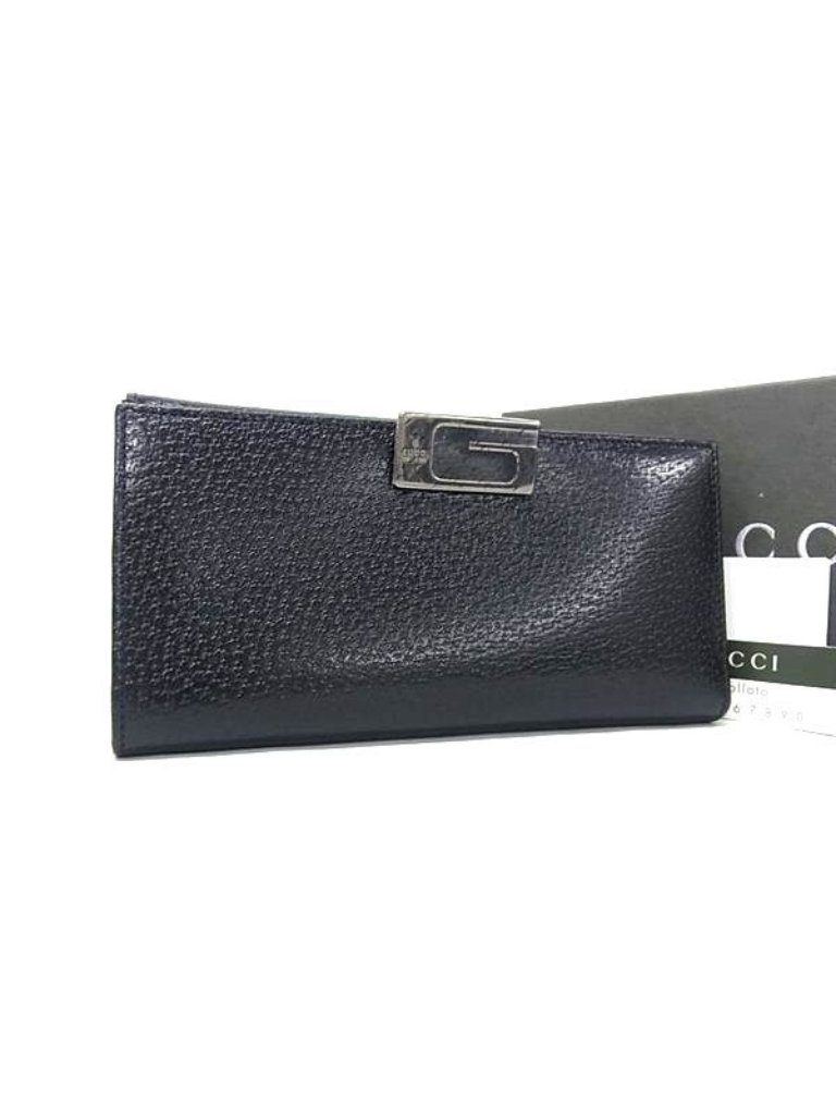 Gucci 035 Leather Bifold Wallet Billfold Coin Purse